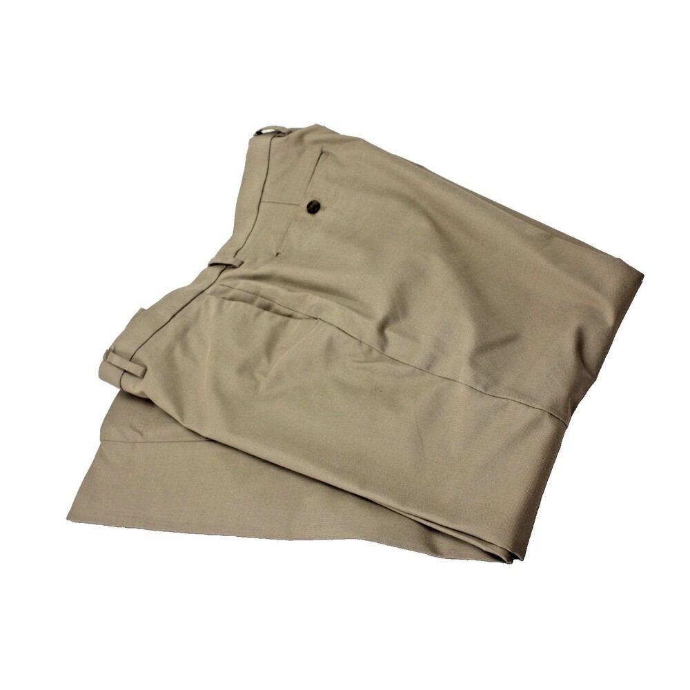 Banana Republic Pants Men's 35x30 Beige Tailored Slim Fit Wool Dress Flat Front